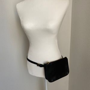NWT Madewell leather belt and bag